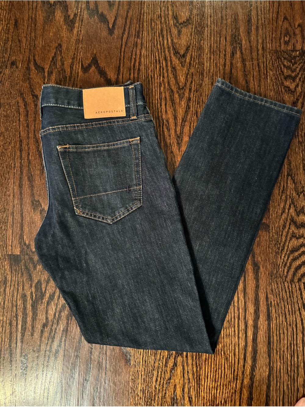 Aeropostale Men's Dark Wash Jeans 30x32 Super Skinny Fit